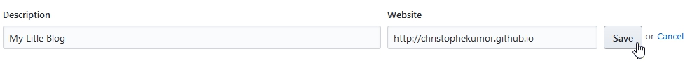 Edit your site link